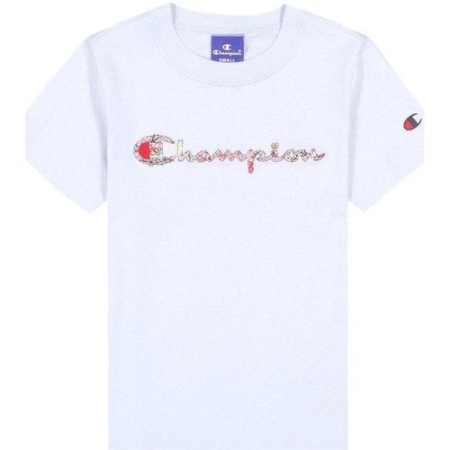 Textil Rapariga Columbia CSC basis logo t-shirt i lilla Champion  Azul