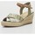 Sapatos Mulher Alpargatas Tommy Hilfiger TOMMY WEBBING LOW WEDGE SANDAL Verde