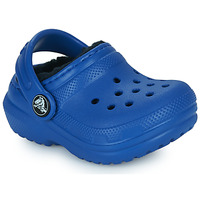 Sapatos Rapaz Tamancos Crocs Classic Lined Clog T Azul
