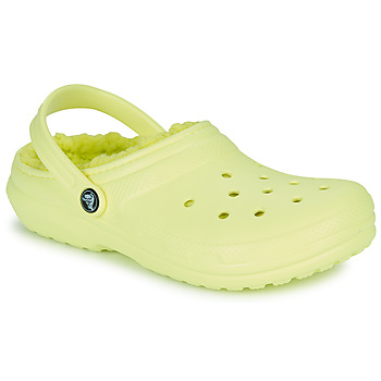 Sapatos Criança Tamancos Crocs Classic Lined Clog K Amarelo