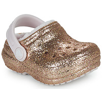 Sapatos Rapariga Tamancos Crocs Classic Lined Glitter Clog T Ouro