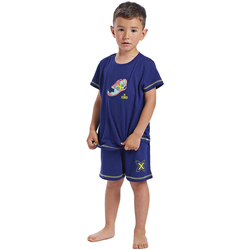 Textil Rapaz Pijamas / Camisas de dormir Munich CH1151 Azul