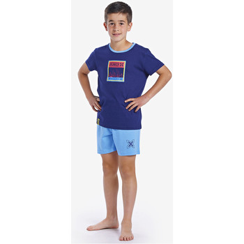 Textil Rapaz Pijamas / Camisas de dormir Munich CH1450 Azul
