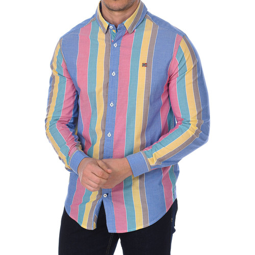 Textil Homem Camisas mangas comprida Napapijri NP0A4E2V-41C Multicolor