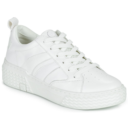 Sapatos Mulher Todo o vestuário para homem Palladium EGO 03 LEA~WHITE/WHITE~M Branco