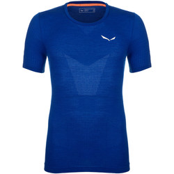 Textil Homem T-shirts e Pólos Salewa Pedroc Merino short-sleeveive Seamless T-Shirt 28320-8620 Azul