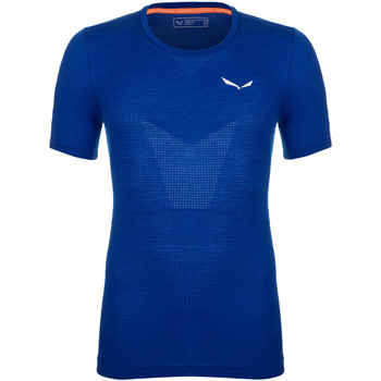 Textil Homem T-shirts e Pólos Salewa Pedroc Merino Responsive Seamless T-Shirt 28320-8620 Azul