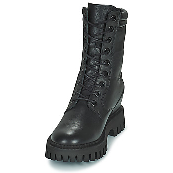 Freelance LUCY COMBAT LACE UP BOOT Preto