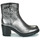 Sapatos Mulher Botins Freelance JUSTY 7 SMALL GERO BUCKLE Prata