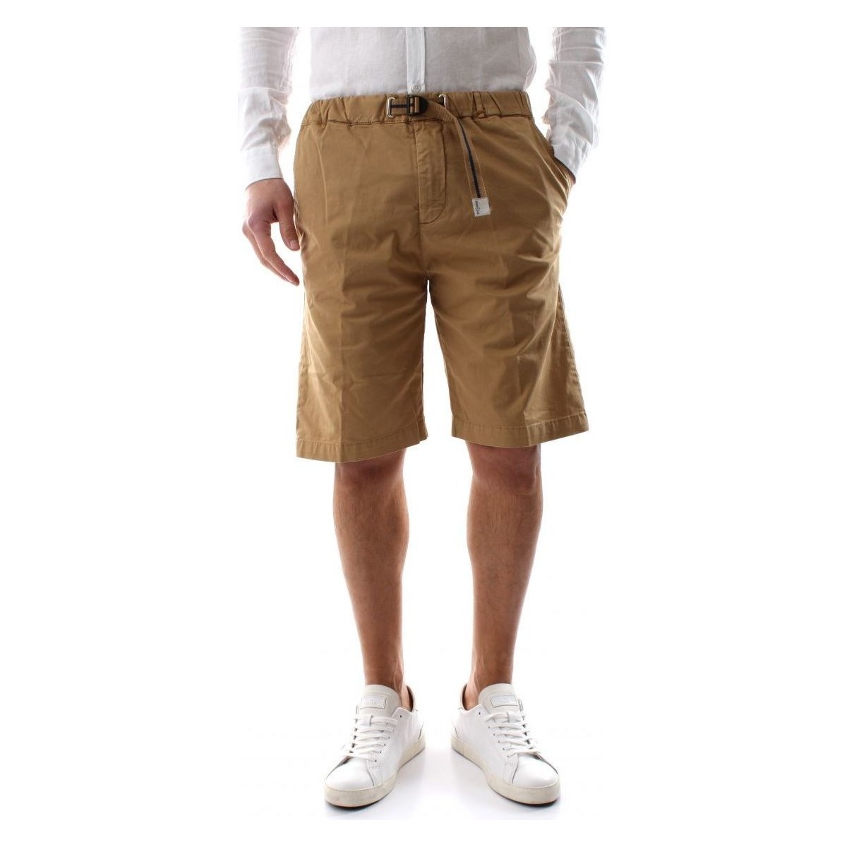 Textil Homem Label Shorts / Bermudas White Sand 22SU51 83-B02 Castanho