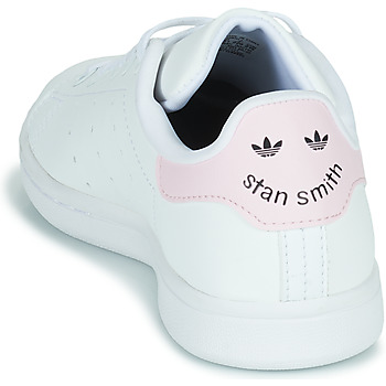 adidas Originals STAN SMITH J Branco / Rosa