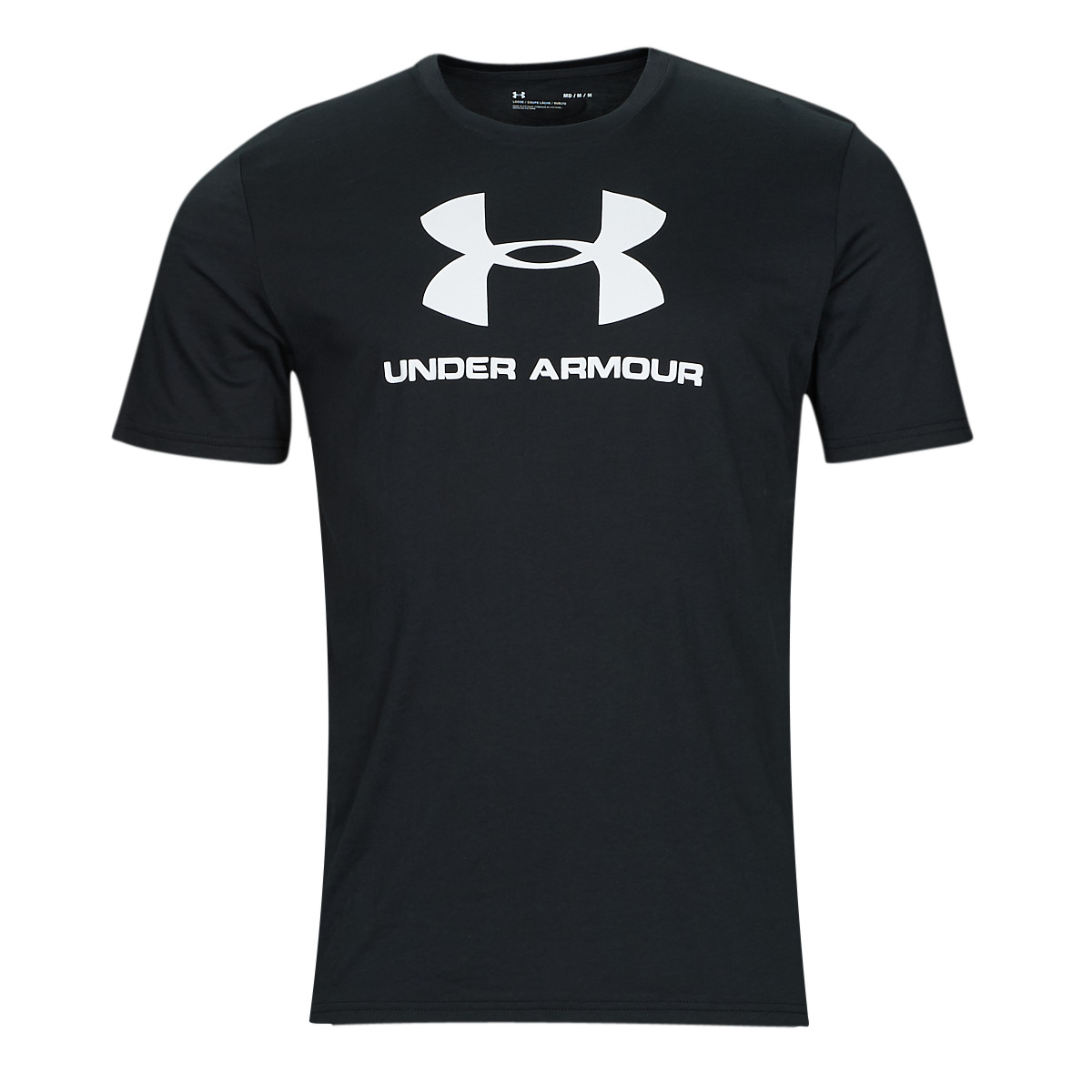 Under Armour UA Sportstyle Logo SS Preto / Branco - Entrega
