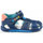 Sapatos Criança Cestos e Caixas decorativas Pablosky Sandalias Stepeasy  009821 Marino Naranja Azul