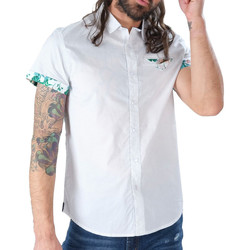 Textil Homem Camisas mangas curtas Deeluxe  Branco