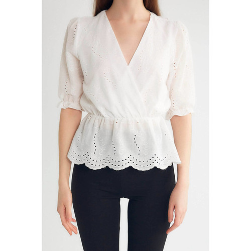 Textil Mulher Tops / Blusas Robin-Collection 133043556 Branco