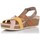 Sapatos Mulher Sandálias Interbios 5801 Amarelo