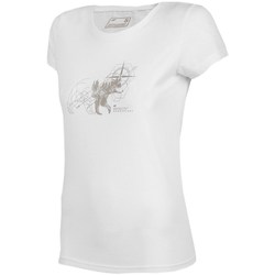 Textil Homem T-Shirt mangas curtas 4F TSD067 Branco