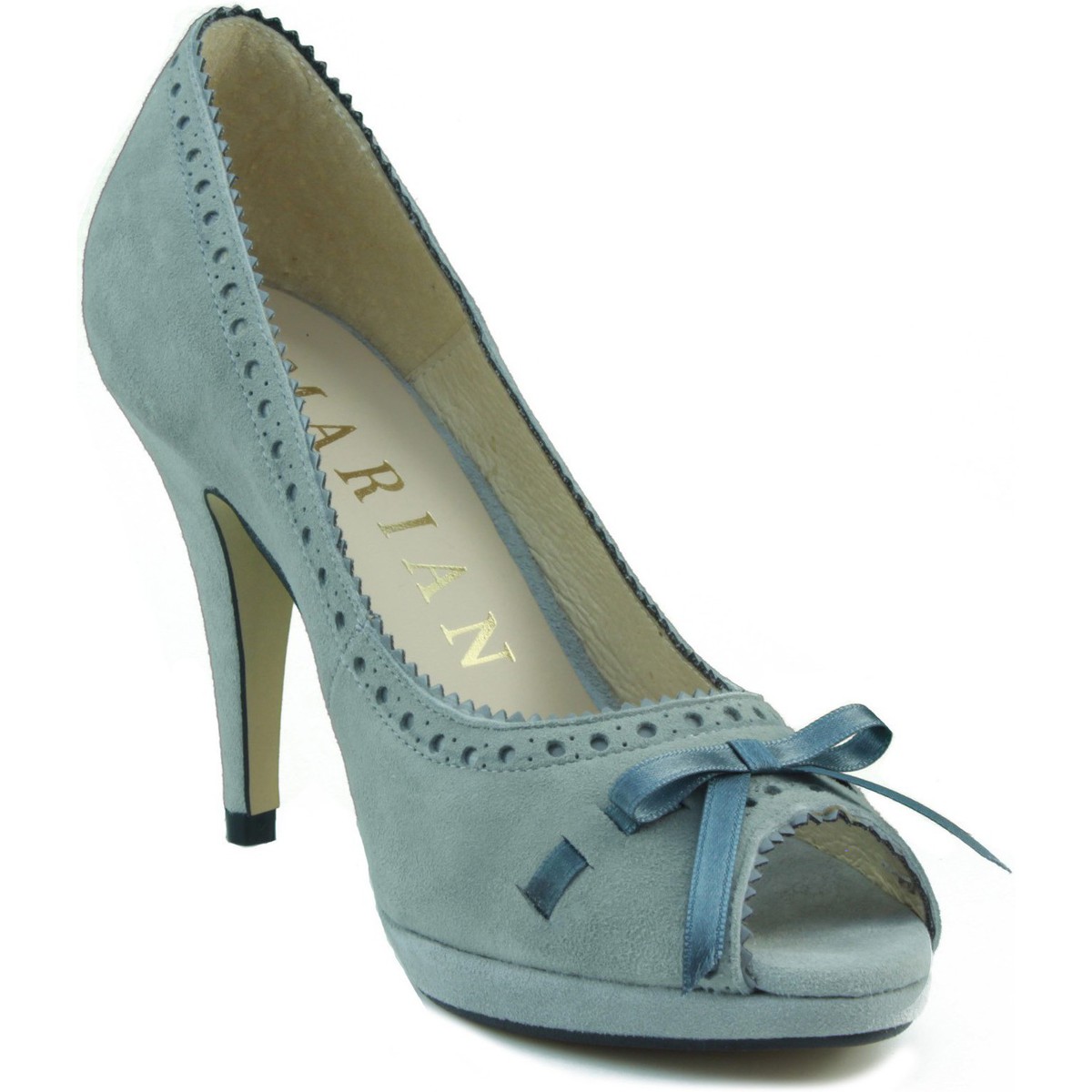 Sapatos Mulher Escarpim Marian NUBUCK Azul