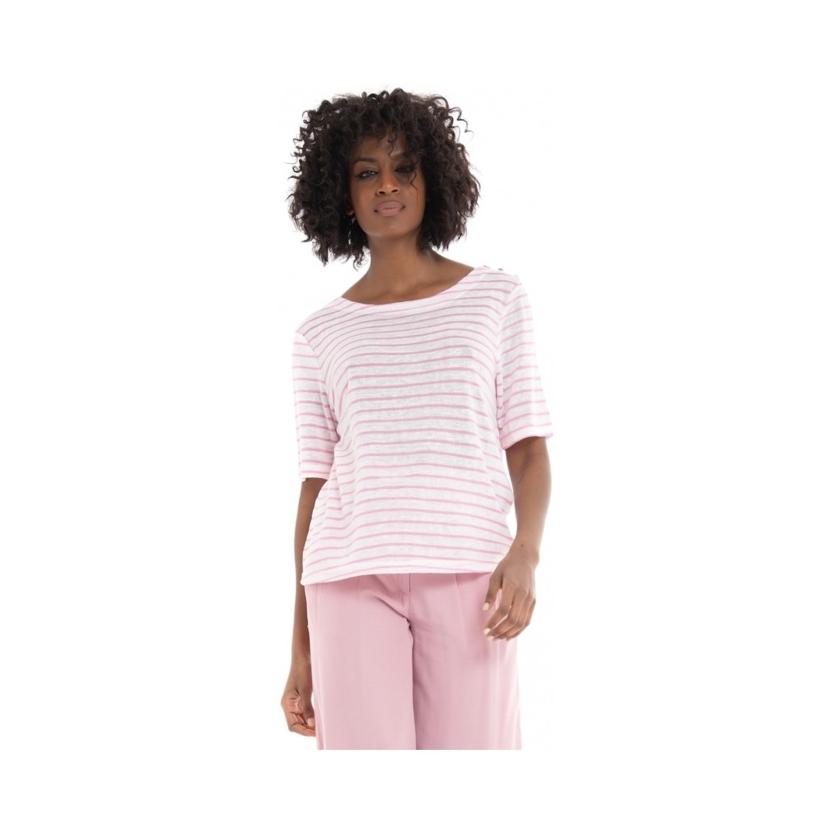 Textil Mulher Sweats Only Top Maya - Sachet Pink Rosa