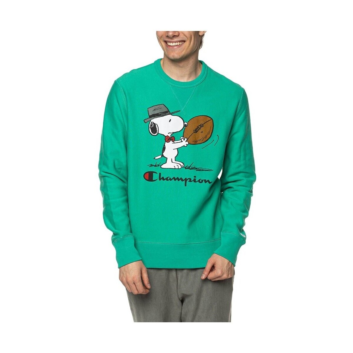 Textil Homem Sweats Champion X Peanuts Verde
