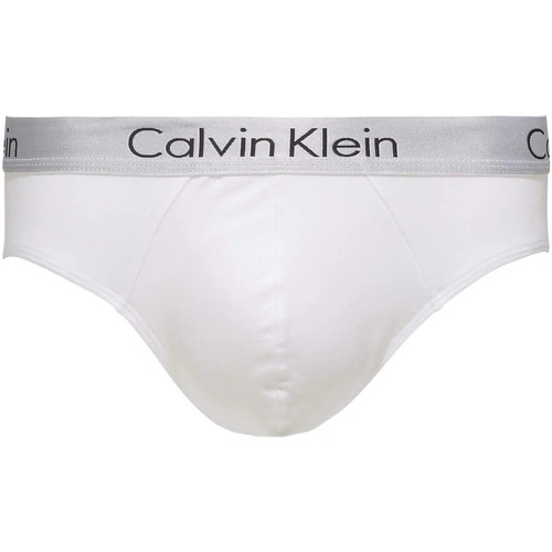 Roupa de interior Homem Cueca Calvin Klein Calista Jeans 000NB1194A Branco