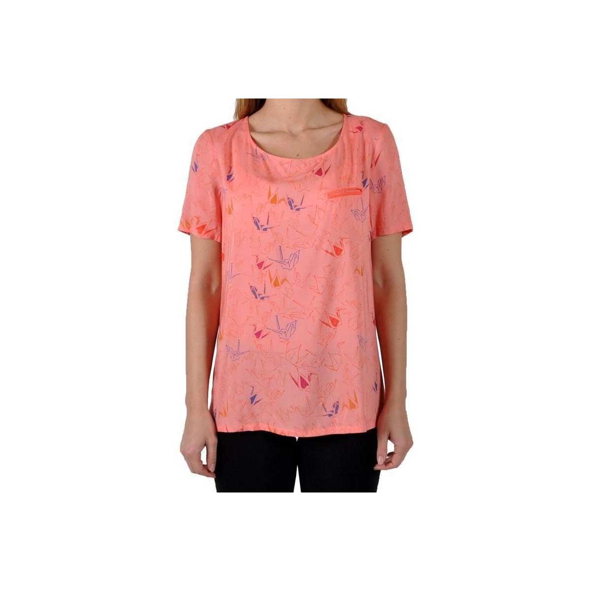Textil Mulher T-shirts e Pólos Good Look 16139 Rosa