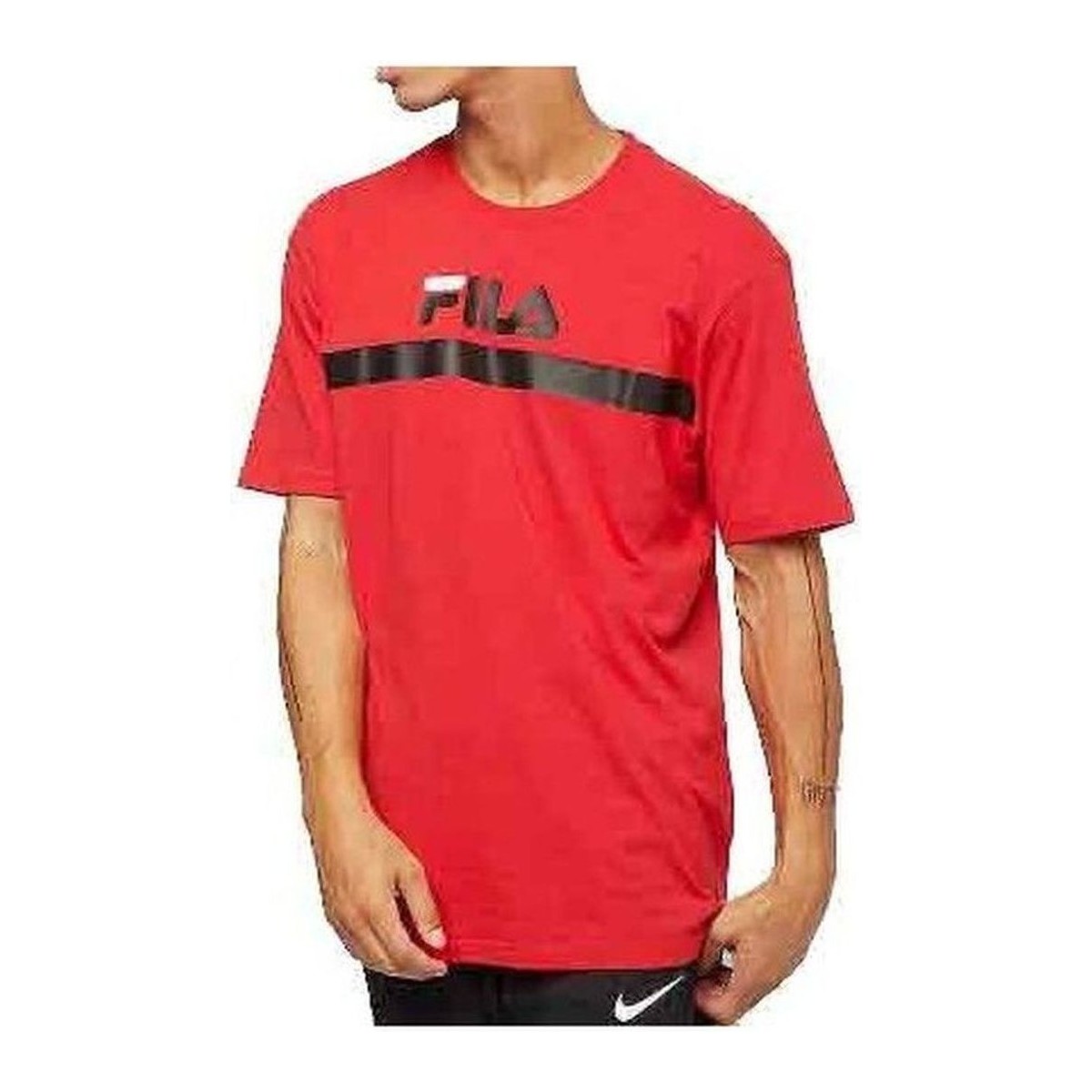Textil Homem T-shirts e Pólos Fila ANATOLI TEE Vermelho