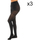 Roupa de interior Mulher Meia calça / Meias de liga Jolie Folie MICRO-NERO Preto