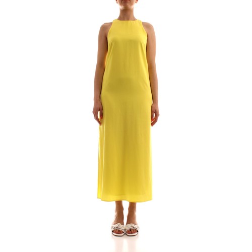 Textil Mulher Calças Calvin Klein JEANS all-over K20K203827 Amarelo