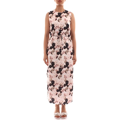 Textil Mulher Calças pleated floral-print midi dress K20K203813 Branco