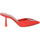 Sapatos Mulher Sandálias Steve Madden RED LUXE CITY SATIN Vermelho