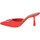 Sapatos Mulher Sandálias Steve Madden RED LUXE CITY SATIN Vermelho