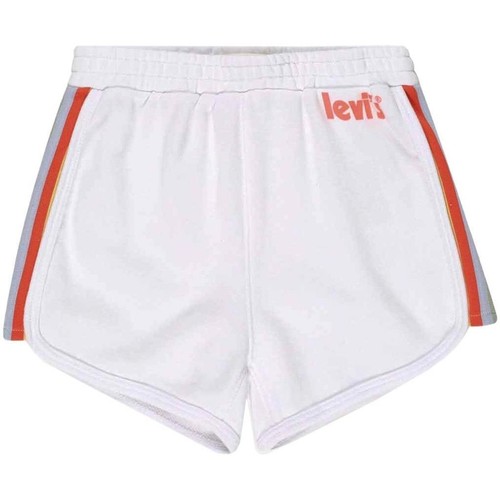 Textil Rapariga Shorts / Bermudas Levi's  Branco