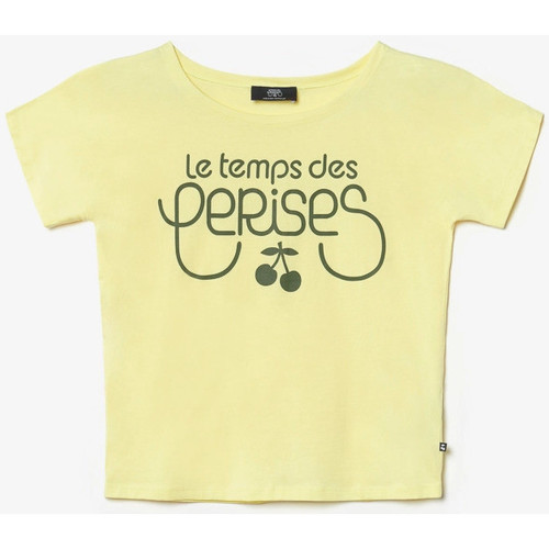 Textil Rapariga Partilhada por pai e filho, é uma verdadeira paixão pela ganga que anima a marca Le Temps des Cerises T-shirt MUSGI Verde