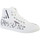 Sapatos Mulher Sapatilhas Kawasaki Graffiti Canvas Boot K202415 1002 White Branco