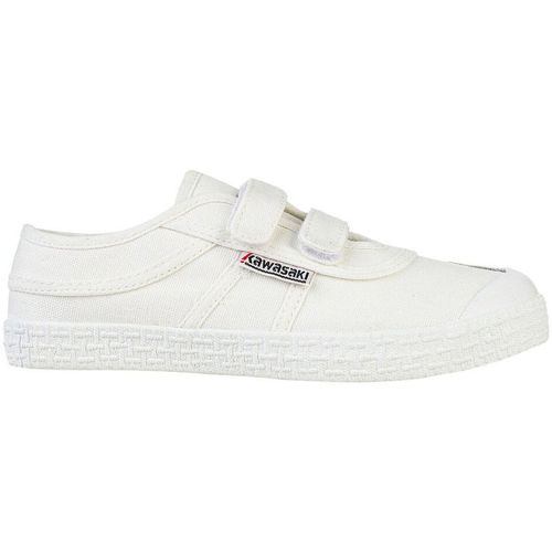 Sapatos Criança Sapatilhas Kawasaki A seleção de cerimónia K202432 1002S White Solid Branco
