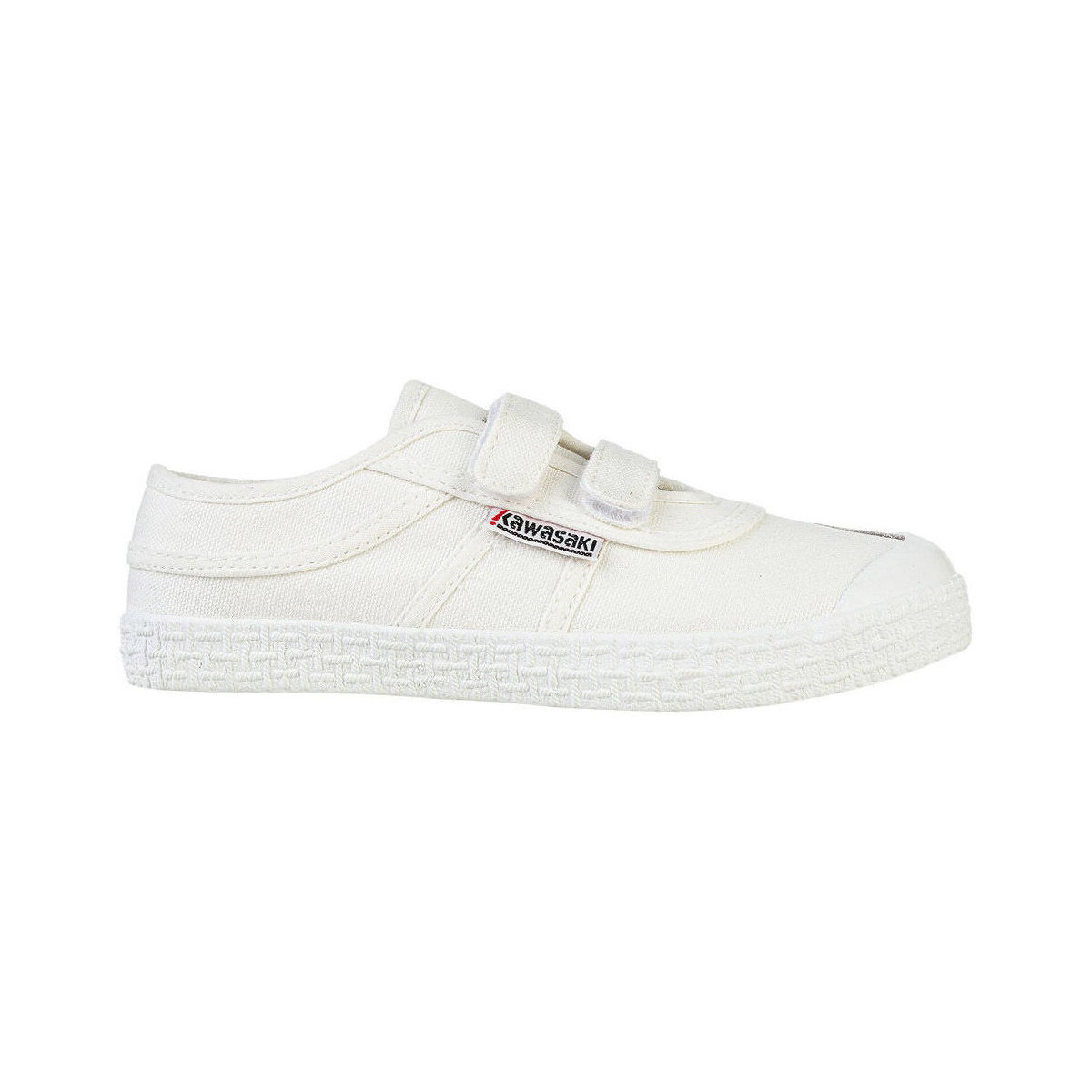 Sapatos Criança Sapatilhas Kawasaki Original Kids Shoe aquazzura W/velcro K202432 1002S White Solid Branco