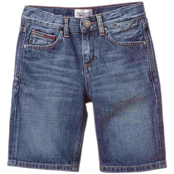 Textil Rapaz Shorts / Bermudas tommy Leather Hilfiger  Azul