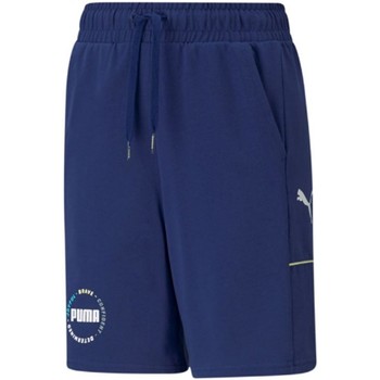 Textil Criança Shorts / Bermudas Mms Puma 585896-12 Azul