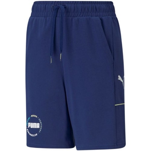 Textil Criança Shorts / Bermudas Puma zapatillas 585896-12 Azul