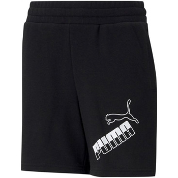 Textil Criança Shorts / Bermudas Glitter Puma 586005-01 Preto