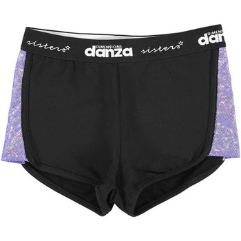 Textil Rapariga Shorts / Bermudas Dimensione Danza - Bermuda  nero 027048-110 Preto