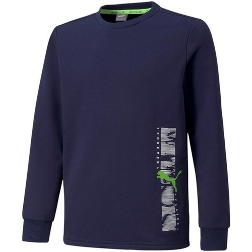 Textil Criança Sweats Puma lifestyle 589201-06 Azul
