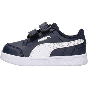Sapatos Criança Sapatilhas Puma - Shuffle v blu/bco 375690-05 Azul