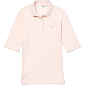 Textil Mulher T-shirts e Pólos Lacoste - Polo rosa PF0503-ADY Rosa