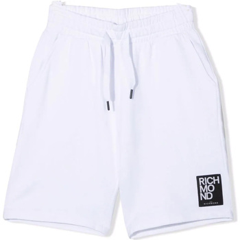 Textil Criança Shorts / Bermudas John Richmond - Bermuda  bianco RBP22010BE Branco