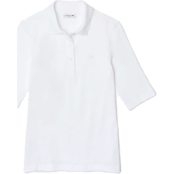 Textil Mulher T-shirts e Pólos Lacoste PF0503-001 Branco