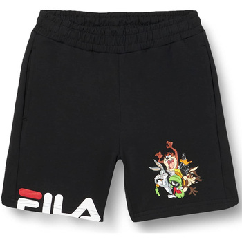Textil Criança Shorts / Bermudas Fila - Bermuda  nero FAK0044-80009 Preto