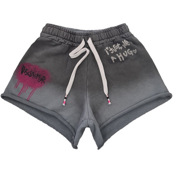 Textil Mulher Shorts / Bermudas Disclaimer 22EDS51685 Cinza