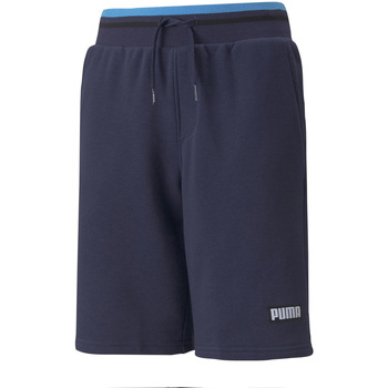 Textil Criança Shorts / Bermudas Puma Flock 847294-06 Azul